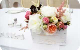 Заказать оформление свадебного зала цветами